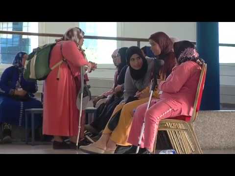 شاهد قافلة طبية في بوسكورة تخدم المرأة من ذوي الإعاقة