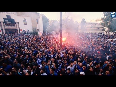 شاهد كواليس لقاء جماهير اتحاد طنجة مع أبطال المغرب