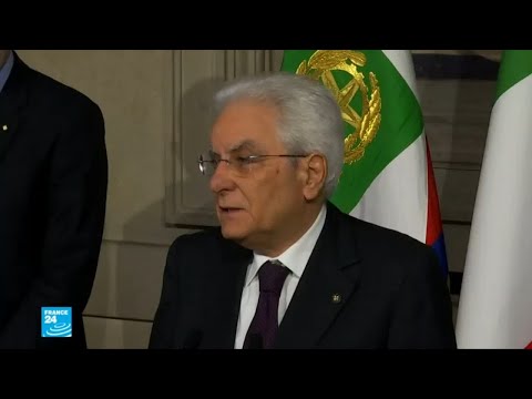 بالفيديو رئيس إيطاليا يجري مشاورات بشأن القرار