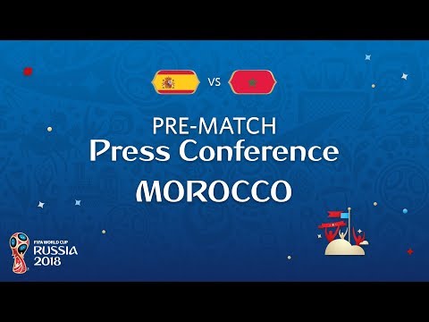 شاهد مؤتمر صحافي للمنتخب المغربي بحضور المدير الفني رونار