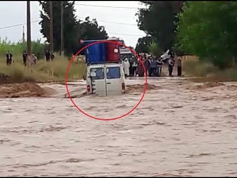 شاهدعاصفة رعدية غير مسبوقة تضرب إقليم ميدلت