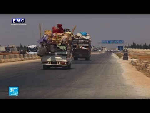 شاهد تجدد القصف الجوي على إدلب ومحيطها