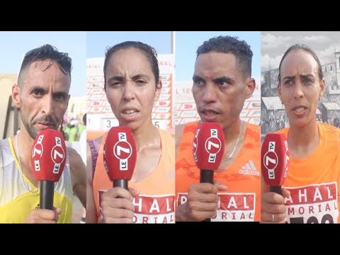 شاهد  الفائزين في سباق ميموريال رحال يثنون بمكانة المارتون