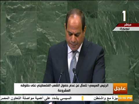 شاهد الرئيس السيسي يؤكد أن يد العرب لا تزال ممدودة بالسلام