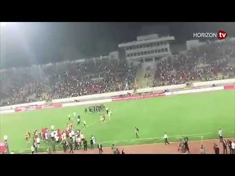 شاهد مشادات بين المنتخب المغربي وجزر القمر بعد نهاية المباراة