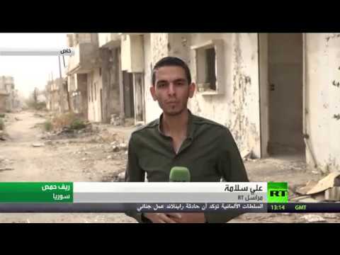 شاهد  أسلحة ووثائق خلفها داعش قبل هزيمته في ريف حمص الشرقي