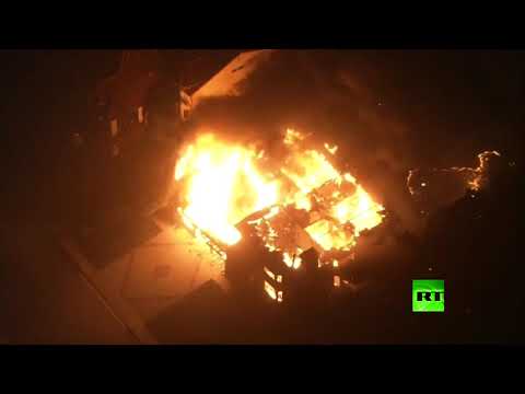 حريق كامب فاير يلتهم مقاطعة في كاليفورنيا