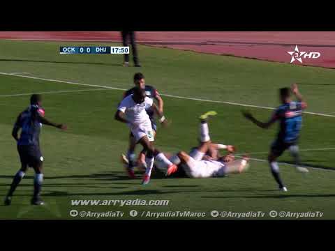 شاهد  أولمبيك خريبكة يتقدم على الدفاع الحسني الجديدي بهدف