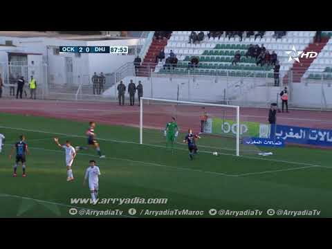 شاهد  الهدف الأول لـالدفاع الحسني الجديدي في مرمى أولمبيك خريبكة