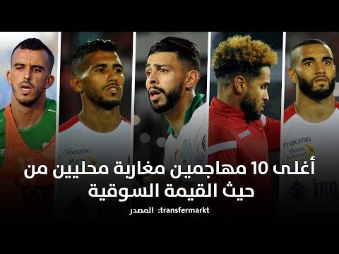 شاهد تقرير عن أغلى 10 مهاجمين مغاربة محليين