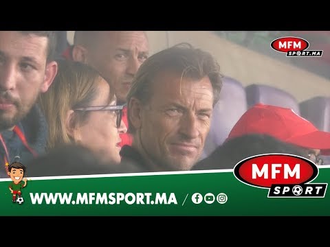 شاهد تفاعل هرفي رونار مع مباراة الفتح والوداد