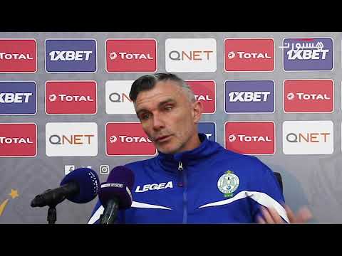 شاهد  كارتيرون وشعبان يكشفان صعوبة مواجهة الرجاء أمام حسنية أغادير