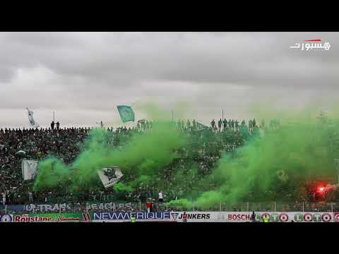 شاهد جمهور الرجاء يبدع بأغنية رجاوي فلسطيني