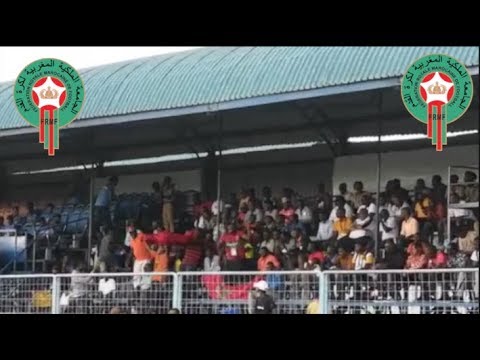شاهد الجمهور التنزاني يشجع المنتخب المغربي ضد الكاميرون