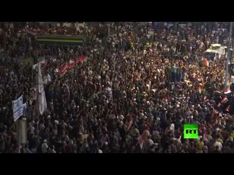 شاهد تظاهرات في بغداد ضد أداء الحكومة والبرلمان