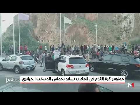 شاهد فرحة الجماهير في المغرب بتأهل المنتخب الجزائري