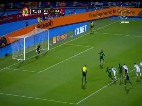 شاهد هدف التعادل للمنتخب النيجيري أمام الجزائر