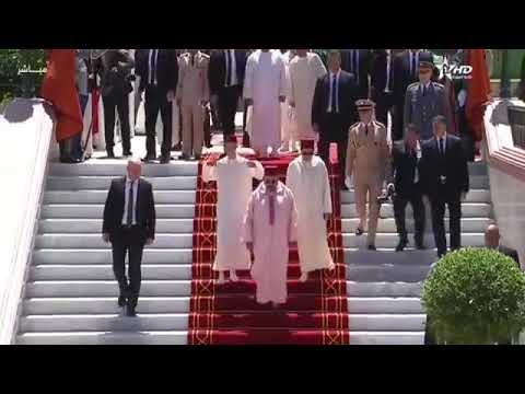 الذكرى الـ 20 لعيد العرش  الملك محمد السادس يترأس حفل استقبال بقصر مرشان بطنجة