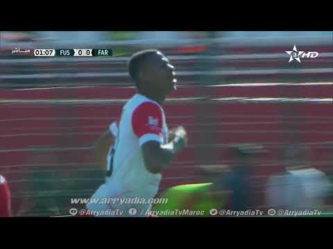 شاهد محمد باداموسي يفتتح باب التهديف للفتح الرباطي أمام الجيش الملكي