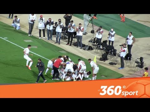 شاهد فرحة عارمة للاعبي حسنية أغادير بعد تأهلهم لمجموعات كأس الكاف