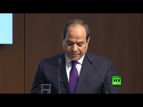 شاهد كلمة للرئيس المصري عبد الفتاح السيسي من برلين