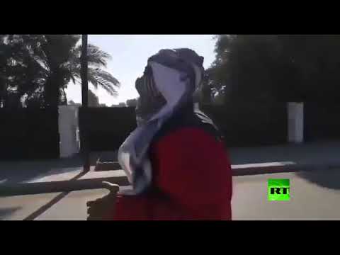 شاهد صدامات بين محتجين والقوات الأمنية أمام جامعة واسط في العراق