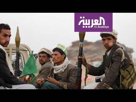 شاهد مدفعية التحالف العربي تقصف مواقع الحوثيين