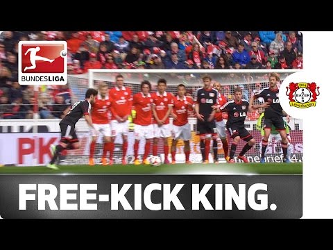 شاهد هاكان لاعب ليفركوزن يسجل هدفًا مذهلًا من ركلة حرة