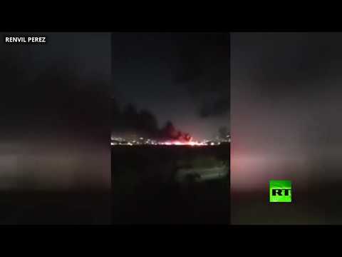 شاهد مقتل 8 اشخاص في انفجار على متن طائرة بالعاصمة الفلبينية مانيلا