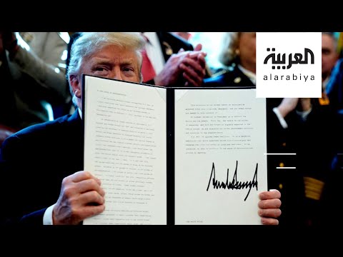 شاهد ترامب ينقض تشريعًا يحد من قدرته على شن حرب ضد إيران
