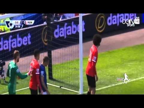 بالفيديو أهداف فوز إيفرتون على مانشستر يونايتد
