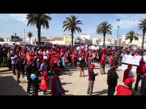 شاهد احتفال المغاربة بعيد العمال