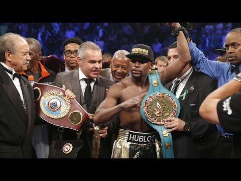 بالفيديو مايويذر يتغلب على باكياو في نزال القرن للملاكمة