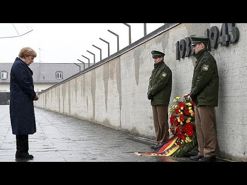 شاهد ألمانيا تحتفل بالذكرى الـ 70 لتحرير معتقلي محتشَد داشو