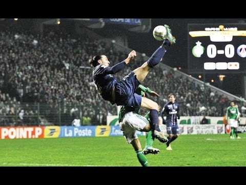 شاهد إبراهيموفيتش يقترب من رقم الهداف التاريخي لسان جيرمان