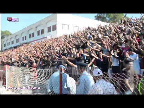 شاهد  جمهور الجيش الملكي ينقذ فريقه من شبح النزول للقسم الثاني