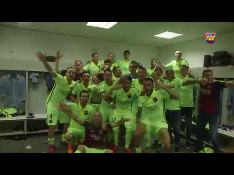 شاهد برشلونة ينشر فيديو لكواليس تتويجه ببطولة الدوري