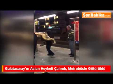 بالفيديو جماهير غالطة سراي تحتفل بالدوري التركى بسرقة أسد
