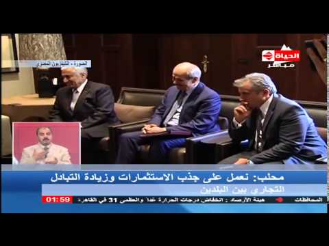 شاهد رئيس الوزراء المصري يلتقي مستثمرين أردنيين