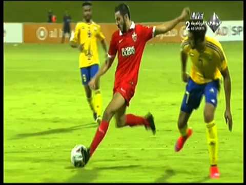 شاهد بالفيديو الأهلي يهزم الظفرة بثنائية نظيفة