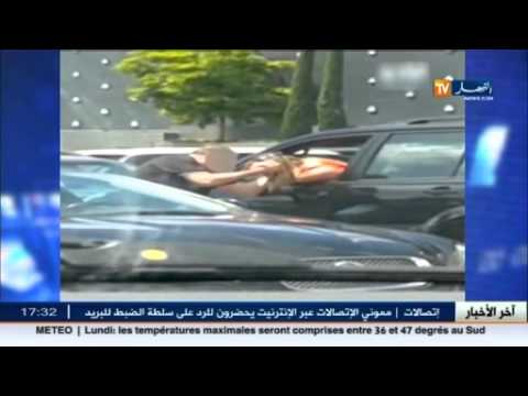 شاهد محامي يعاقب زوجته بشكل عنيف