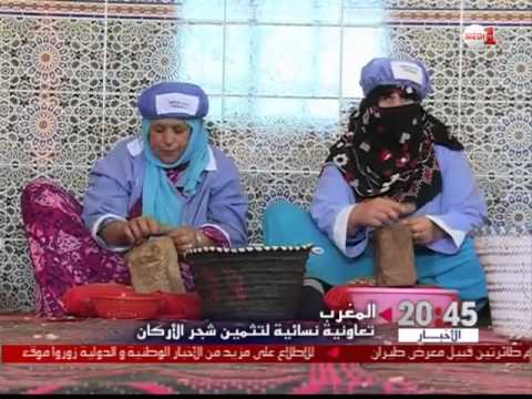 شاهد تعاونية نسائية لتثمين شجر الأركان