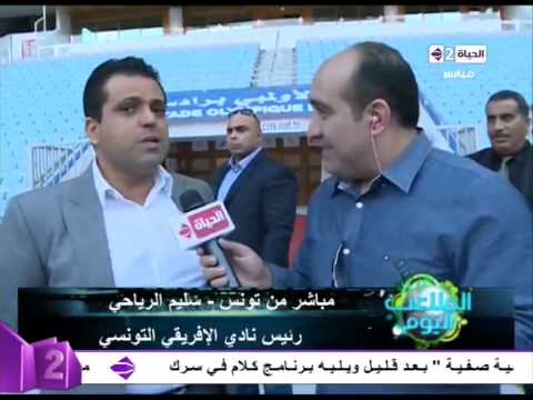 بالفيديو عبد الهادي يخرج رئيس الأفريقي عن شعوره