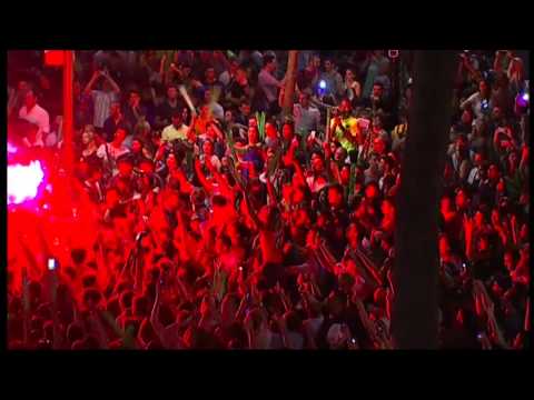 شاهد جمهور برشلونة يحتفل في الشوارع بعد نهائي دوري الأبطال