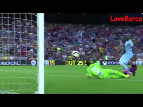 بالفيديو ميسى يتفوق على رونالدو فى حرب 2015