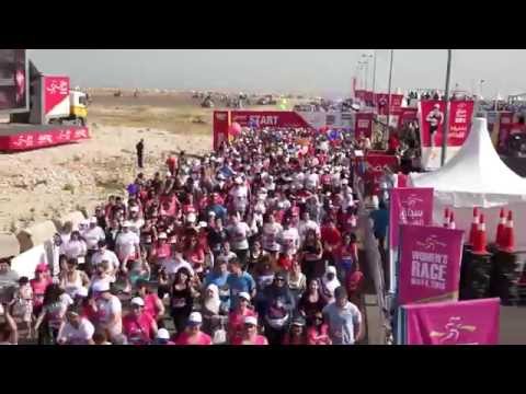 شاهد انطلاق فعاليات ماراثون بيروت للسيدات