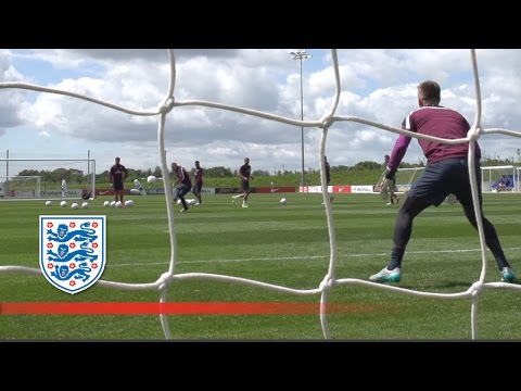 شاهد أهداف رائعة من تدريبات المنتخب الإنجليزي