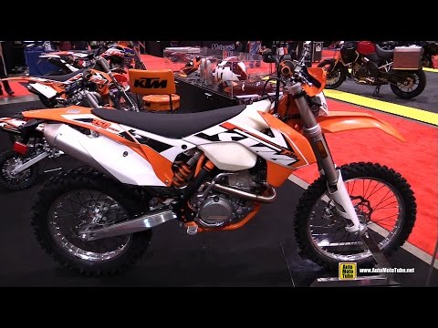 بالفيديو الدراجة النارية ktm 350 esxf moto cross bike