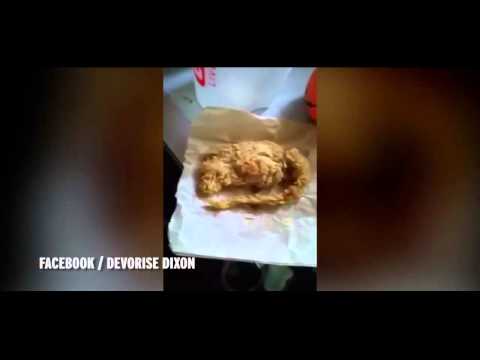 بالفيديو العثور على فأر مقلي داخل أحد المحال الشهيرة