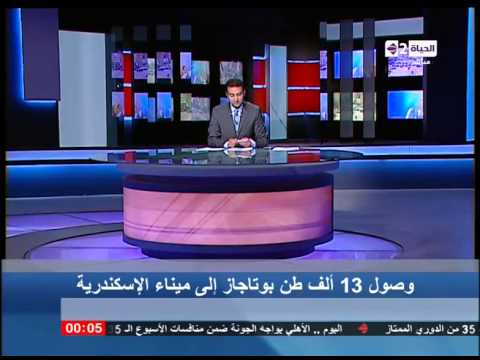فيديو ميناء الإسكندرية يستقبل 13 ألف طن غاز